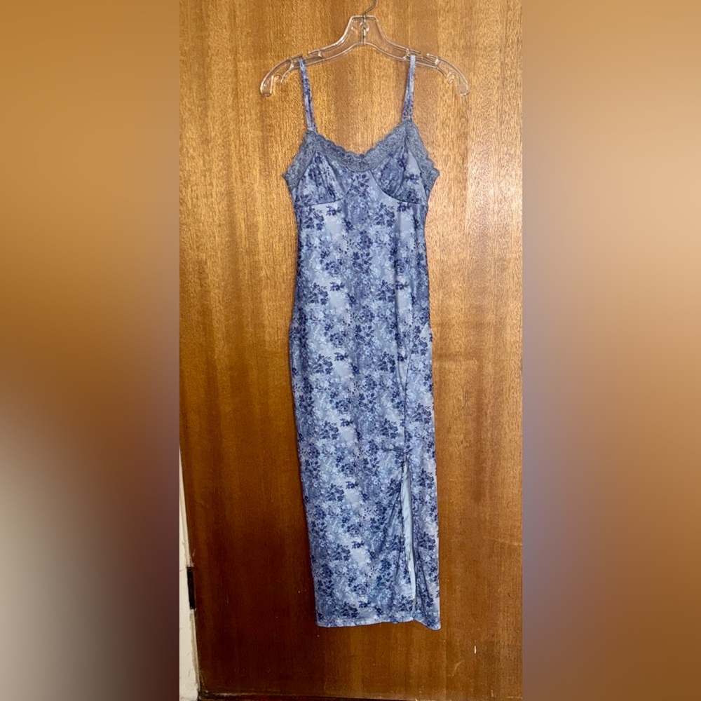 No Boundaries Lavender Floral Maxi Dress